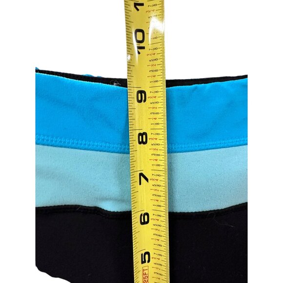 🌸3/$15🌸Black Capri Ladies Athletic Pants sz Medium with Blue Wasitband - Picture 5 of 6